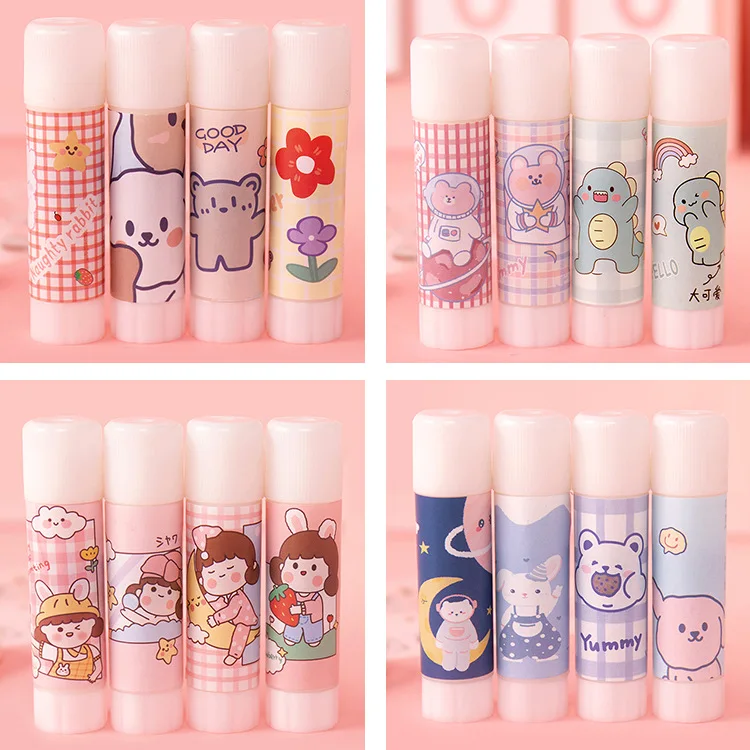 PVA bulk solid adhesive with Cute cartoon outer packaging use for School Supplies