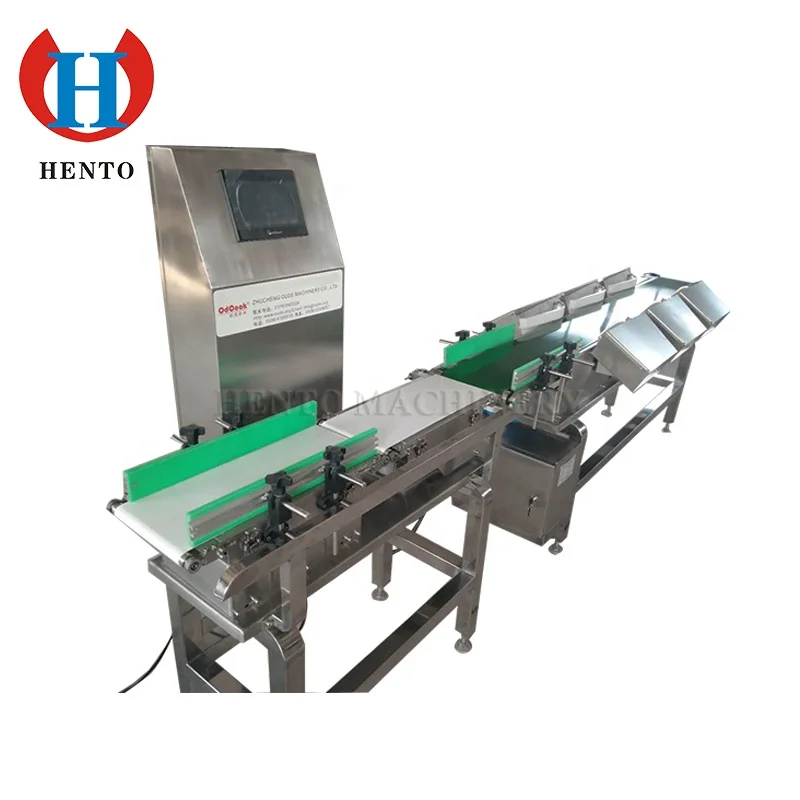 China Manufacturer Chicken Meat Weight Grading Machine / Shrimp Sorting Fish