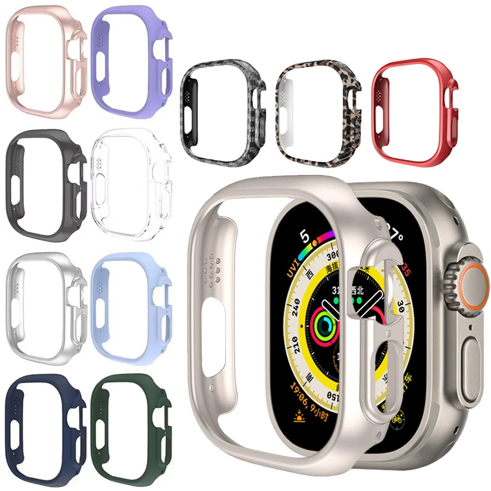 Чехол для часов Apple Watch Ultra 49 мм жесткий защитный чехол из поликарбоната с ажурной рамкой бампер iwatch 8 Pro/Ultra