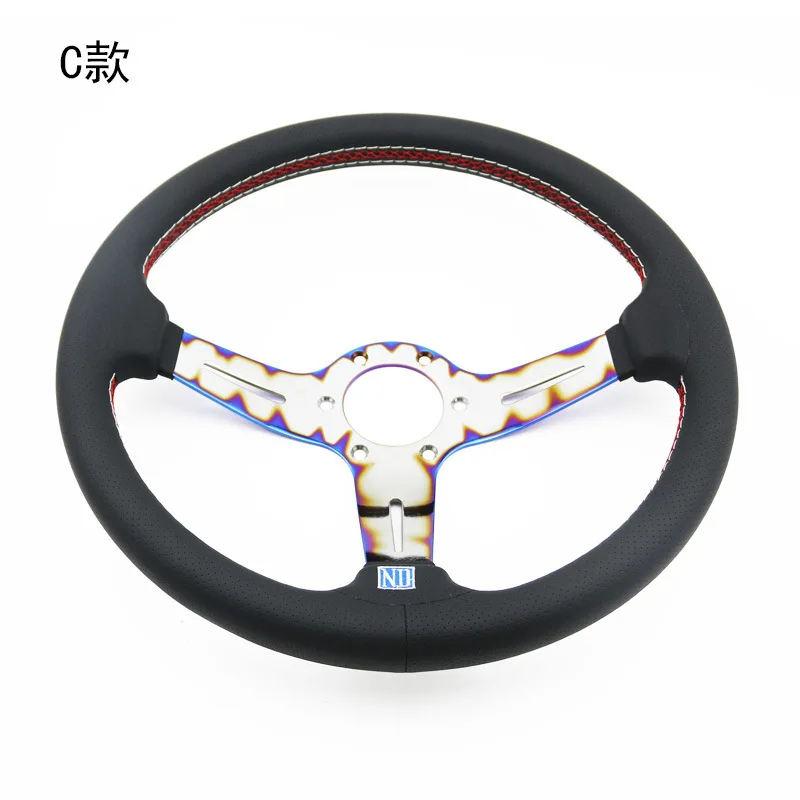 XT Steering Wheel, Racing 14 inch 350MM TItanium Steering Wheel