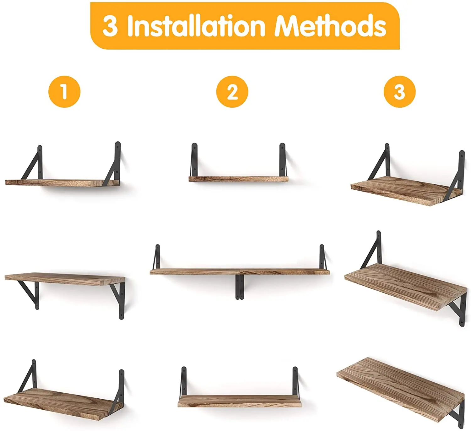 funko pop box wall mount display shelf home decor 3 tier metal wall shelf wall punch-free storage rack shelf