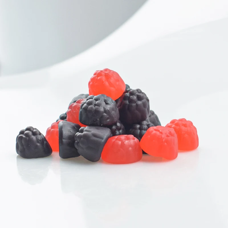 MiniCrush fruit shaped sour sweet candy hot selling christmas gummy candy bulk