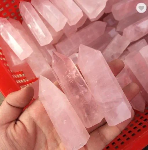 Wholesale Rainbow Fluorite Crystal Wand Natural Healing Crystal Point Tower