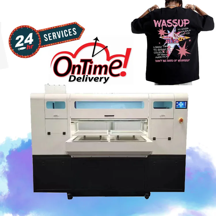 wholesale dtg printer with 4pcs i3200 printhead dual station with dtg printer kit t-shirt printing machine a3 dtg printer