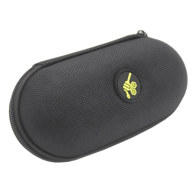 Custom hard nylon smoking tobacco pipe pouch case egg foam protective custom case inserts for glass pipes smoking herb