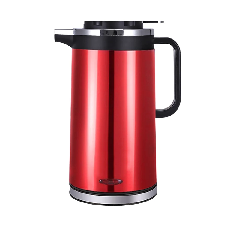 double steam stainless steel insulation pot ceramic teapot jacketed kettle