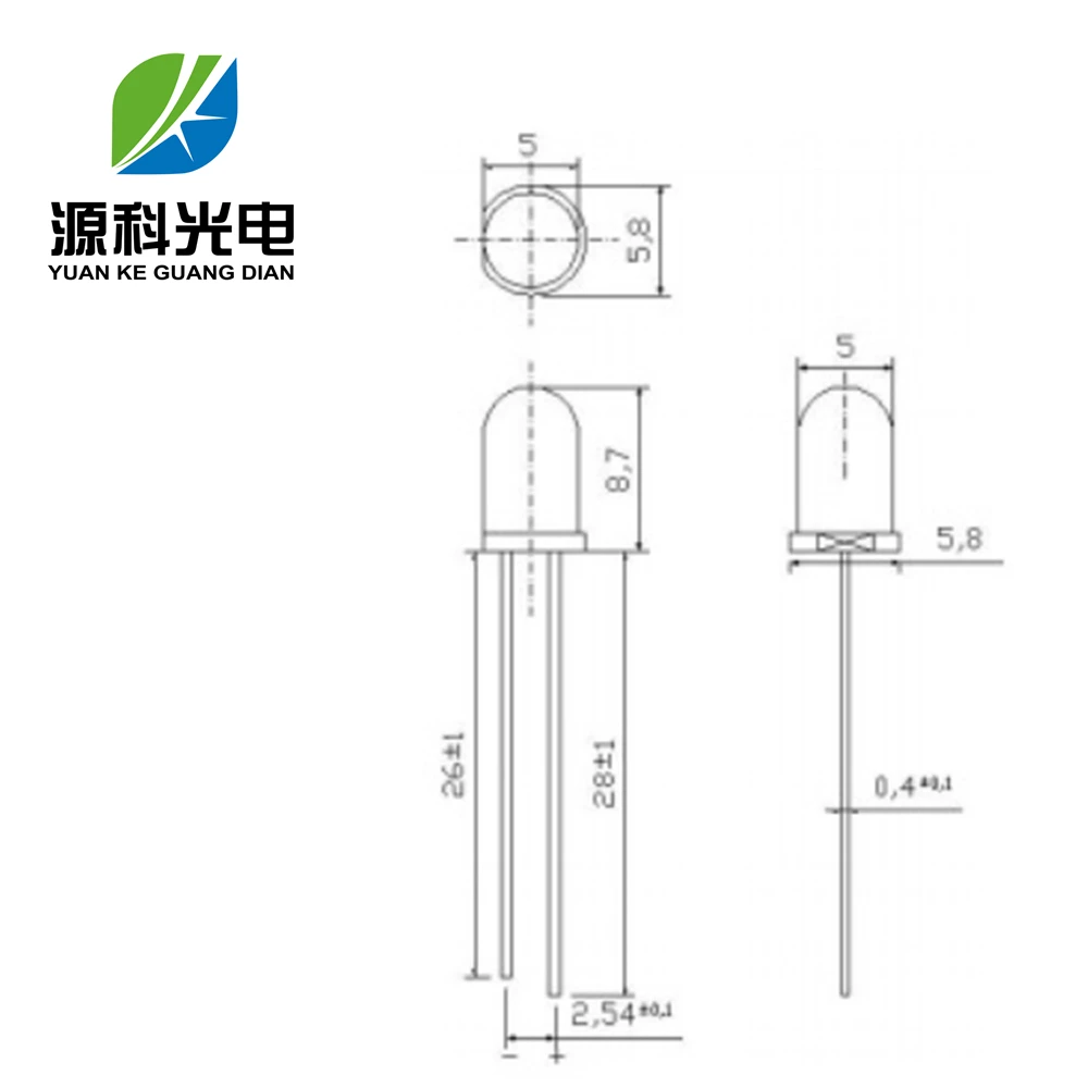 Photodiode F3mm F5mm 15 25 30 45 60 940nm IR LED infrared emitter IR photodiode phototransistor receiver tube