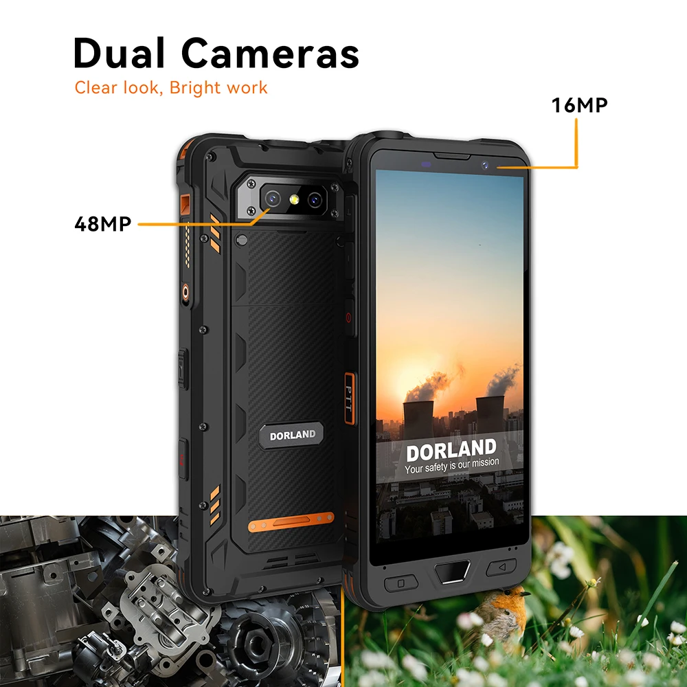 New Arrival 6 Inch Screen 8000mAh Battery None 5g Rugged Phone DMR satellite handheld terminal 5G+DMR smartphone