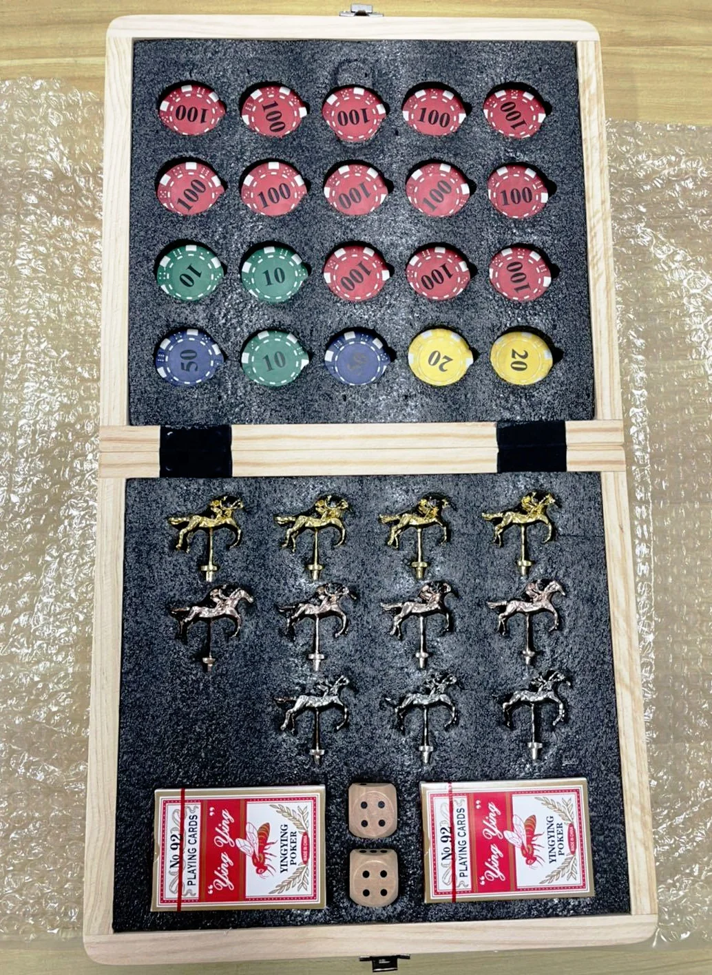 Металлическая настольная игра в шахматы