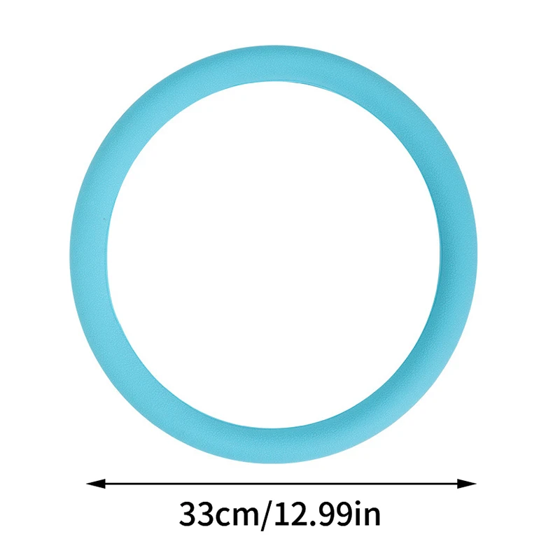 1PC Car Universal Silicone Steering Wheel Cover Elastic Glove Cover Texture Soft Multi Color Auto Decoration Covers Accessories