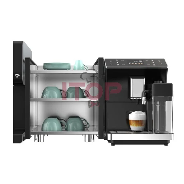 Automatic Grind Drip Coffee Maker Touch Screen Coffee Machine Cappuccino latte Americano Espresso from Bean to Coffee Maker