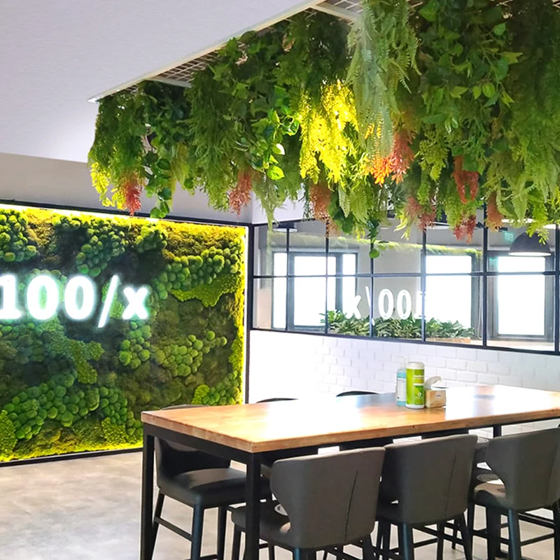 Artificial plants for wall floor and ceiling decoration