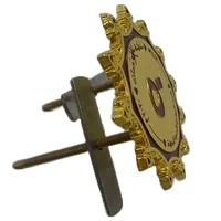 hot sale the Sultanate of Oman 50th Renaissance National Day emblem logo 2020 metal car grill emblem with bolts and screws.JPG