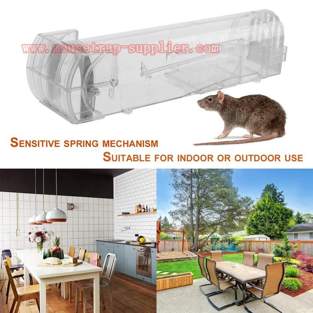 EPA Humane Reusable Plastic Rat Rodent Control Live Catch Mouse Trap Cage