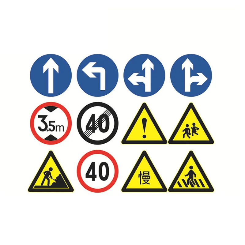 hot selling Road Safety Custom Reflective Traffic Aluminum Sign Road Sign