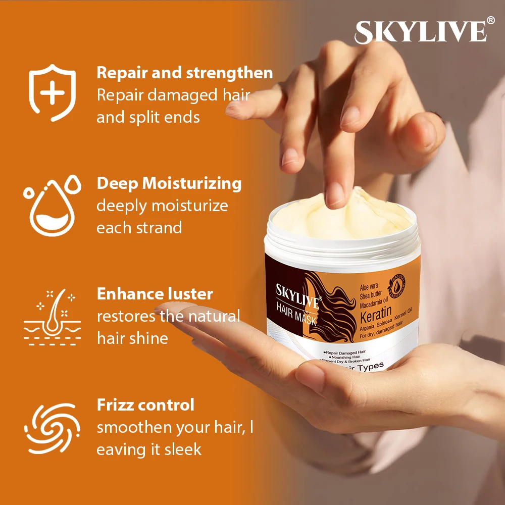 Wholesale Price Collagen Hair Mask Professional Damage Hair 500ml Private Label Keratin Hair Treatment Mask