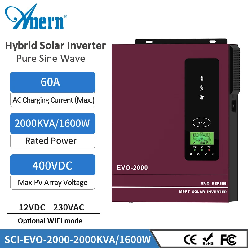 Wholesale in stock 3kw 6kw 10kw pure sine wave solar power inverter for home