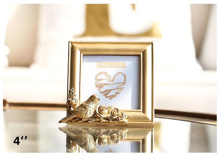 European Hot Creative picture photo frame Round Square Small Resin Vintage Photo Frame Modern Home Accessories