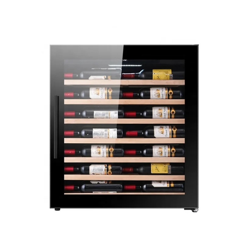 Wholesale Luxury Single zone vino stand compressor stainless chiller electric wine cooler cellar fridge 44 bottles outdoor