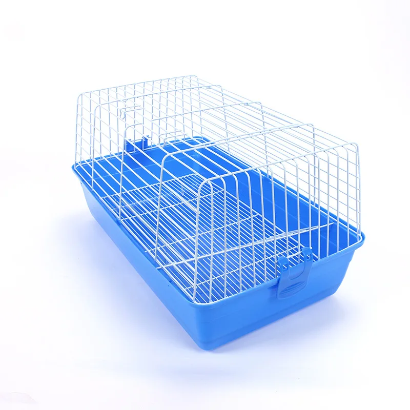 Wholesale Wire Pet Transport Cage Guinea Pig Breeding Cages Travel Small Mouse Hutch Portable Hamster Rabbit Cage
