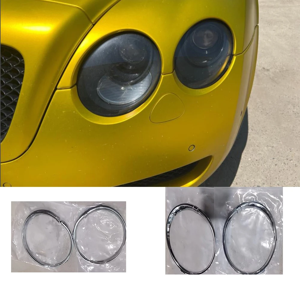 For Bentley Flying Spur 2005-2012 headlight chrome ring 3W5807763 3W5807764 3W5807767 3W5807768