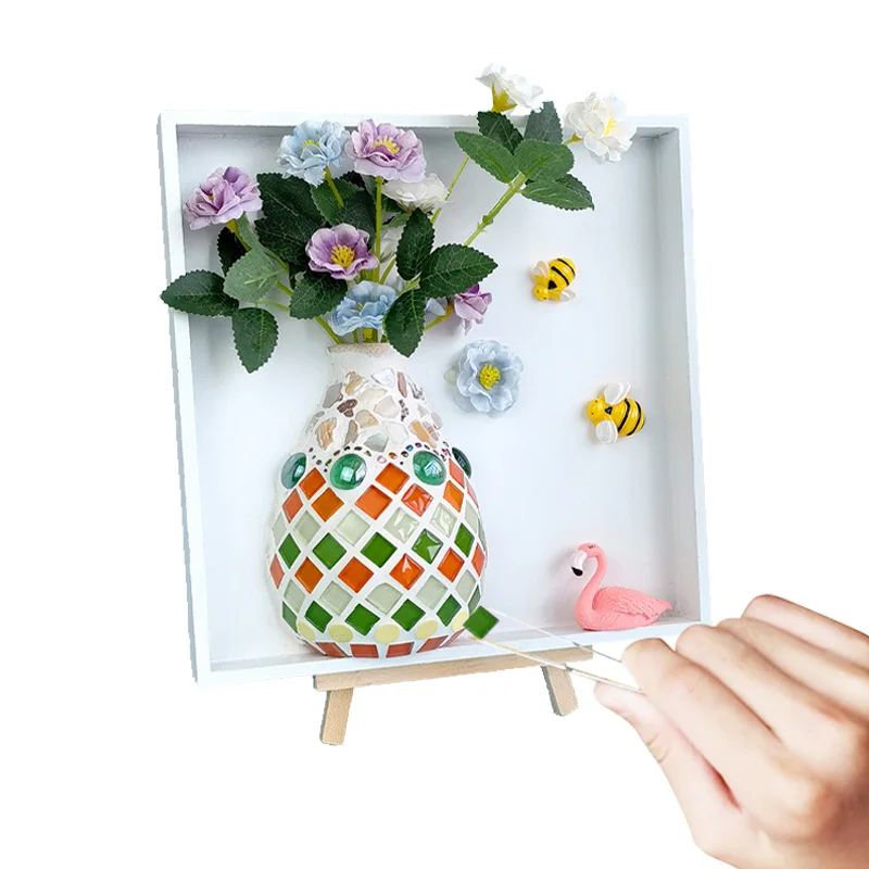 Mosaic Craft Kit Fun DIY Arts and Crafts Decor Supplies for crafts mosaic kits