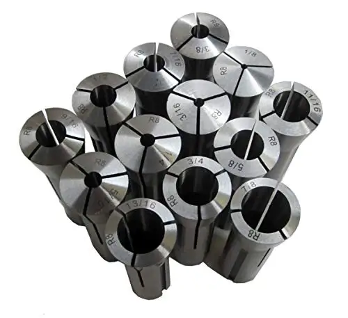Collet Set 26PCS ER32 Spring Collet Set CNC Engraving Milling Lathe Chuck Tool 1/32-13/16 Inch For CNC