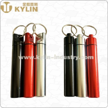 portable mini metal bin for holding toothpick with keyring metal mini toothpick dispenser