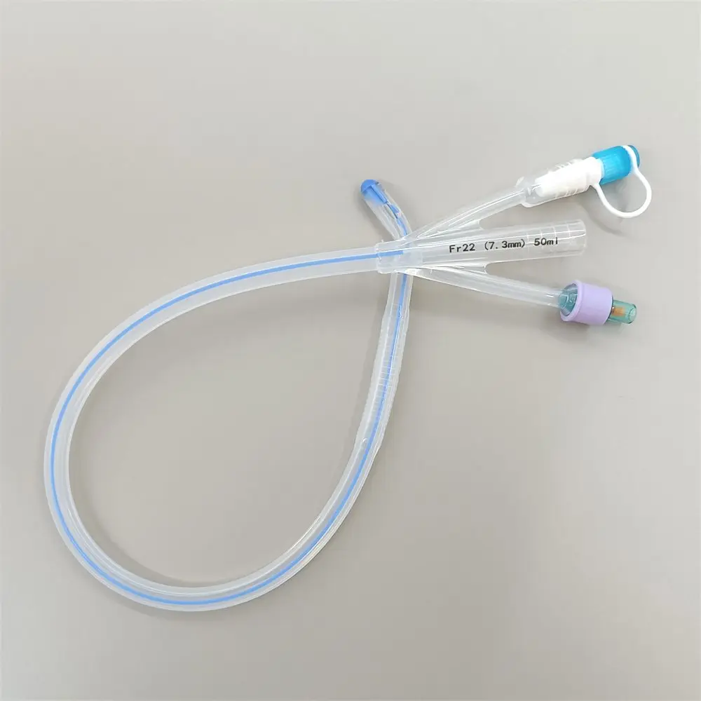 China Manufacturers Different Size Disposable Accessories Silicone Foley Catheter