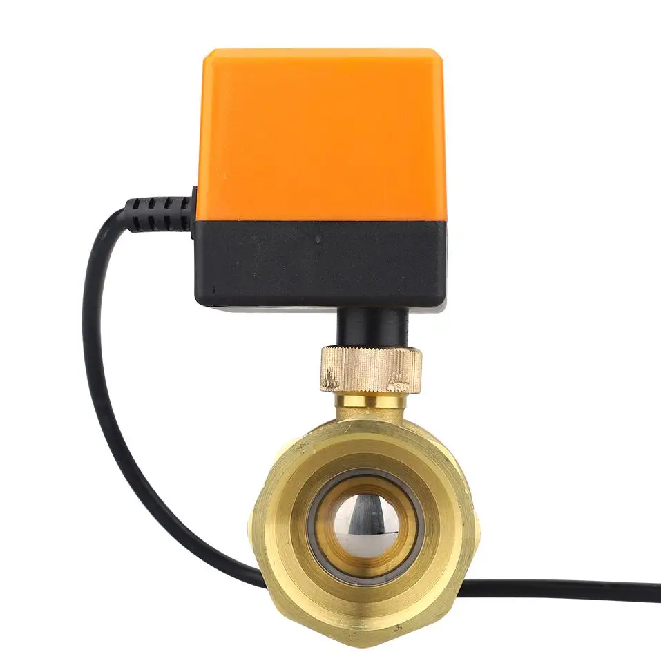 BC0147 Three wire switch type two way electric air conditioning fan coil solar electric ball valve