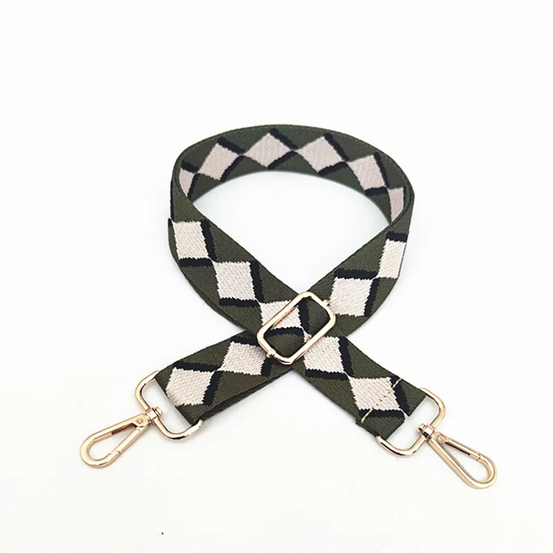 
Woven Webbing Adjustable Wide Shoulder Ethnic Style Color Wild Backpack With Messenger Bag Handbag Strap 