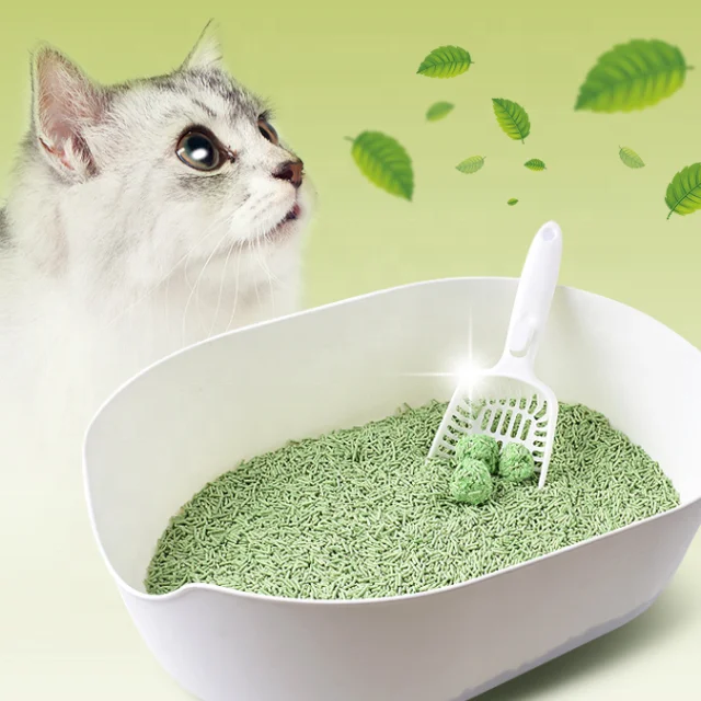 Natural comfortable high quality water soluble  plant pet tofu cat litter