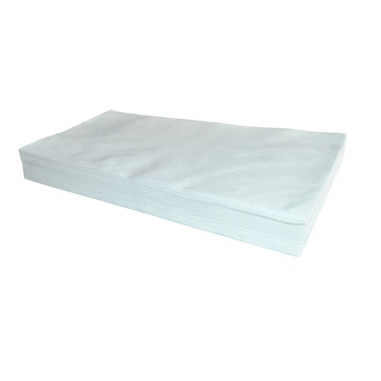 50pcs/ pack customised high quality biodegradable non-woven disposable hair towels for beauty salon use