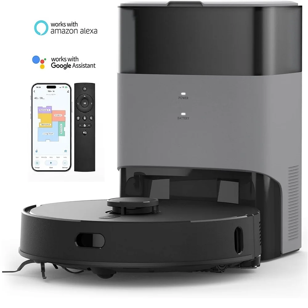 AIRROBO T20+ Wet Dry Vacuum Cleaner Chinese Factory Mopping Robot with Laser Navigation Custom Sweeping Robot Vacuums