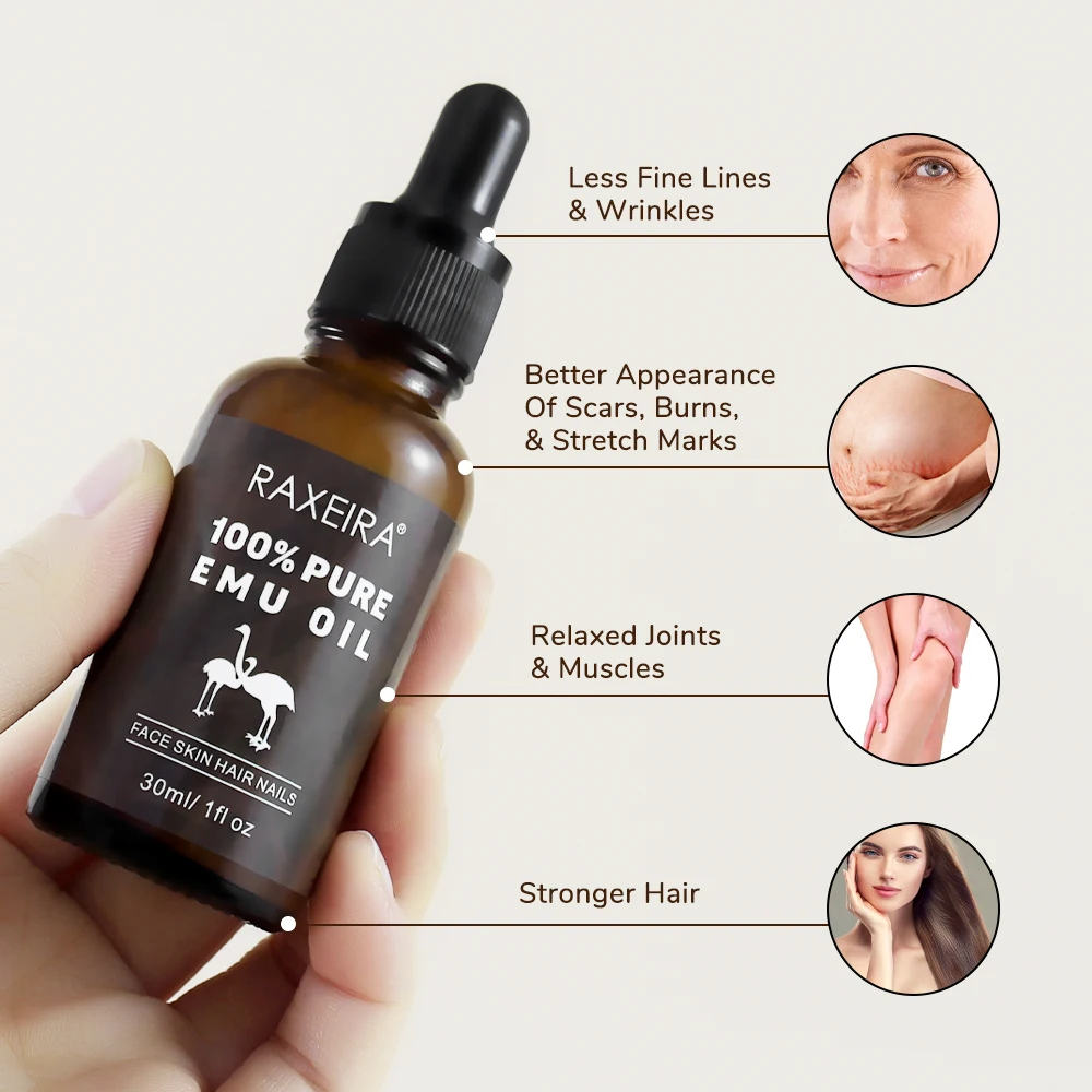 Private Label Wholesale Australian 100% Pure High Quality Natural Cosmetic Grade Emu Oil For Skin