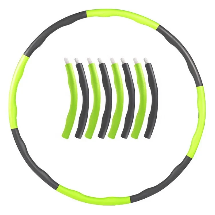 Новинка экологически чистые обручи Hula со съемным умным утяжелителем для занятий фитнесом массажное кольцо детей и взрослых