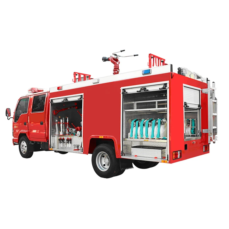 Remote control hose reel scene light 2000 Tank Mini Japanese Small Fire Truck