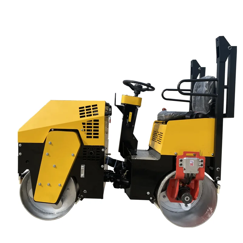 road construction machine 1000kg strong compact power road roller factory price gasoline diesel engine
