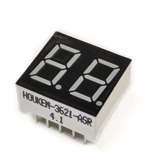 0.36 inch 4 bit Common Anode Digital Tube yellow LED Digit Display 7 Segment 0.36 inch