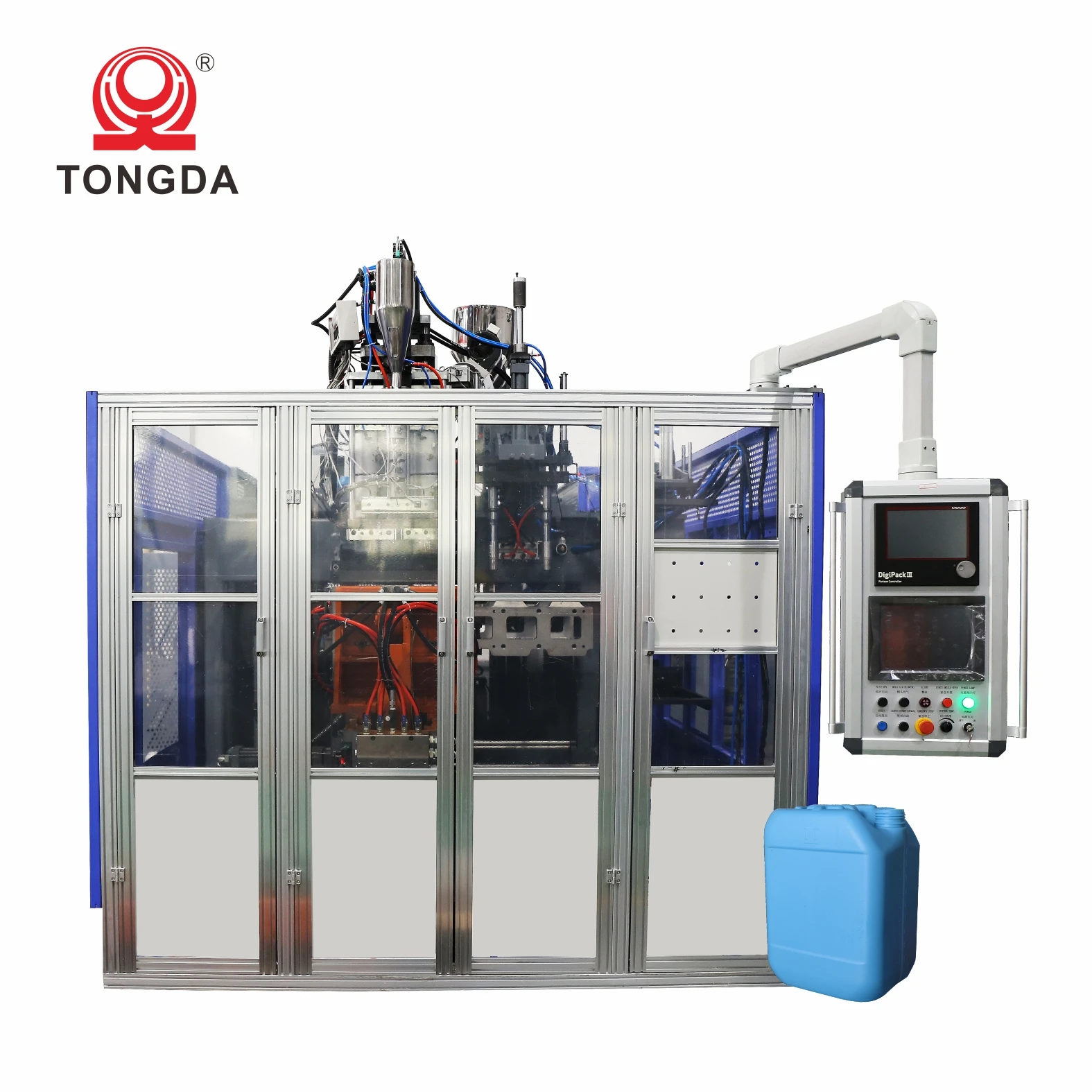 TONGDA HS 12L полностью автоматическая экструзионная машина для выдувного формования бутылок с маслом 10l