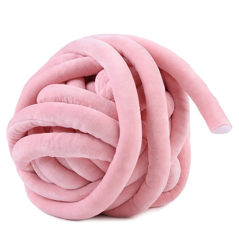 Cynthia Velvet Cotton Tube Polyester Yarn for Arm Knitting Cushion