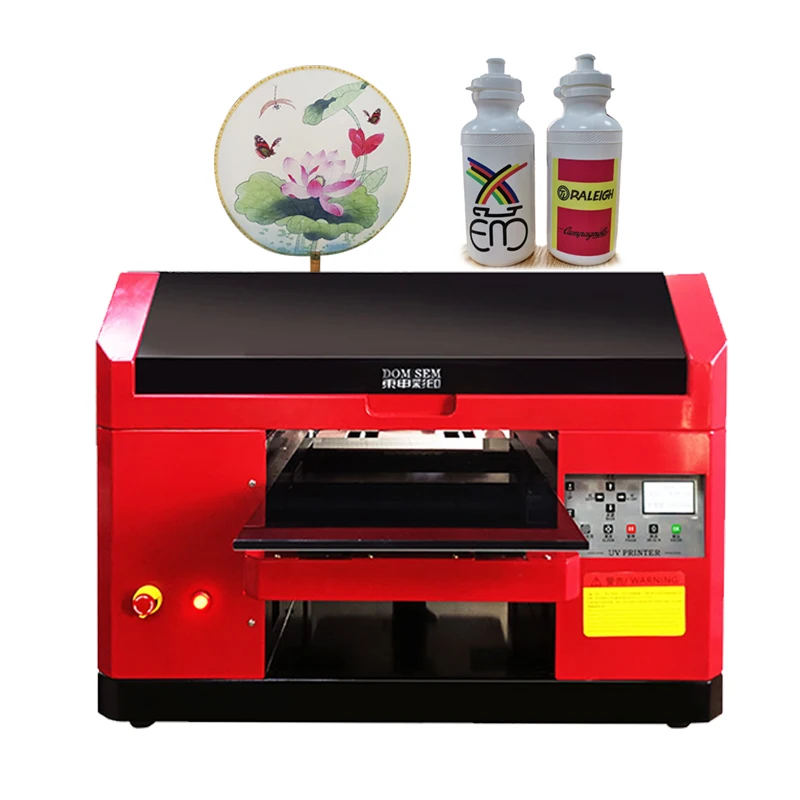 Automatic A3 Flatbed Printer for Phone case Printing  Metal Uv Dtf Printer Print Heads Uv Dtf Printer for Uv Sticker Printing