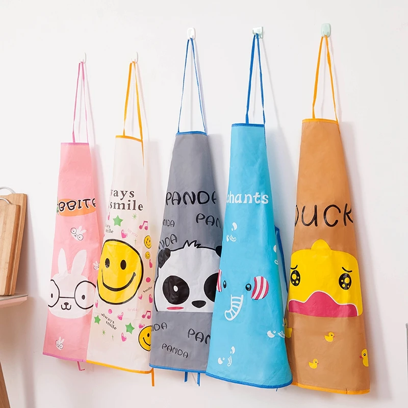 Promotional wholesale factory price cheap customized printed logo durable cooking high quality simple kitchen aprons