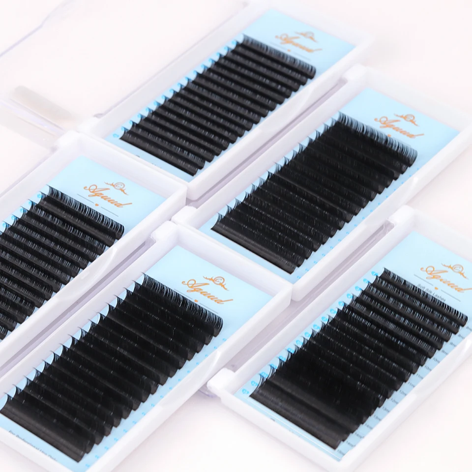 Cashmere Mega Volume Individual lash Extension Mink Loose Bottom Mega Volume Black Matte easy to pinch eyelashes extension