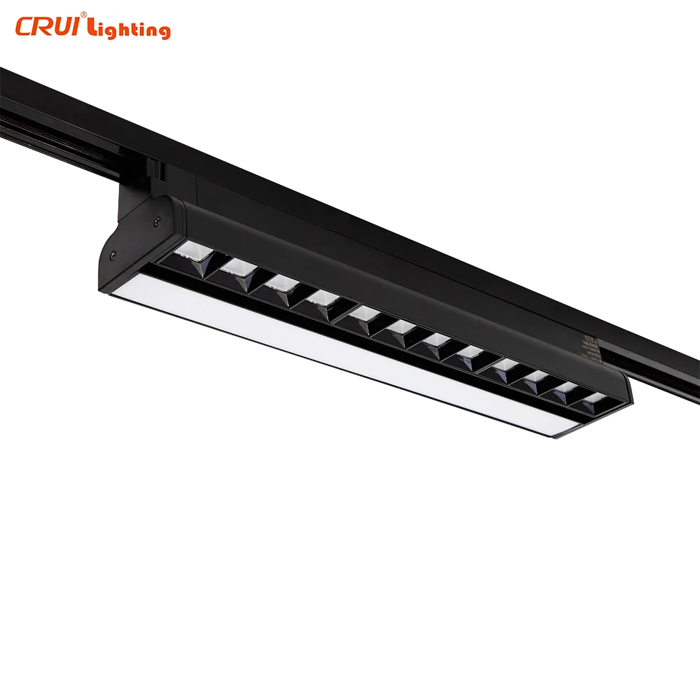 3000K 4000K 6000K Spotlight Led Track Rail Light 2Wires Museum Zoomable And Shapeable Track Light