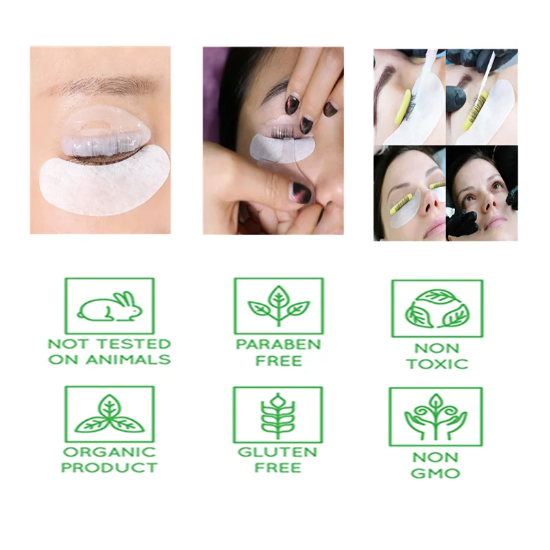 5 Sizes Lash Lift Rods Curl Eyelashes Perm Rods London 8 Set Dolly Lash Silicone Eye Pad For Eyelash Perm