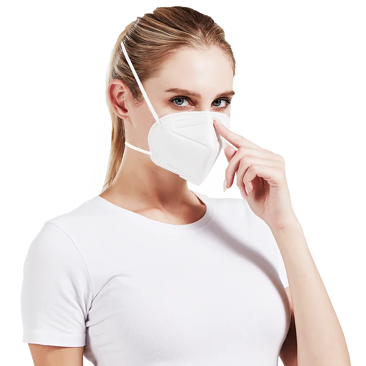 
Wholesale For Health and safety care 3 layer low price high quality disposable FFP2 filtering half facemask 