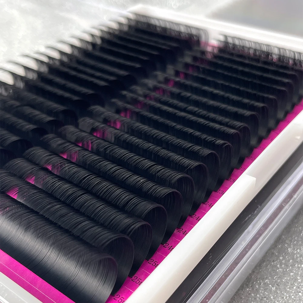 Handmade Eyelash Extension Korean Pbt 0.03 Premium Eyelash Private Label Lash Extensions