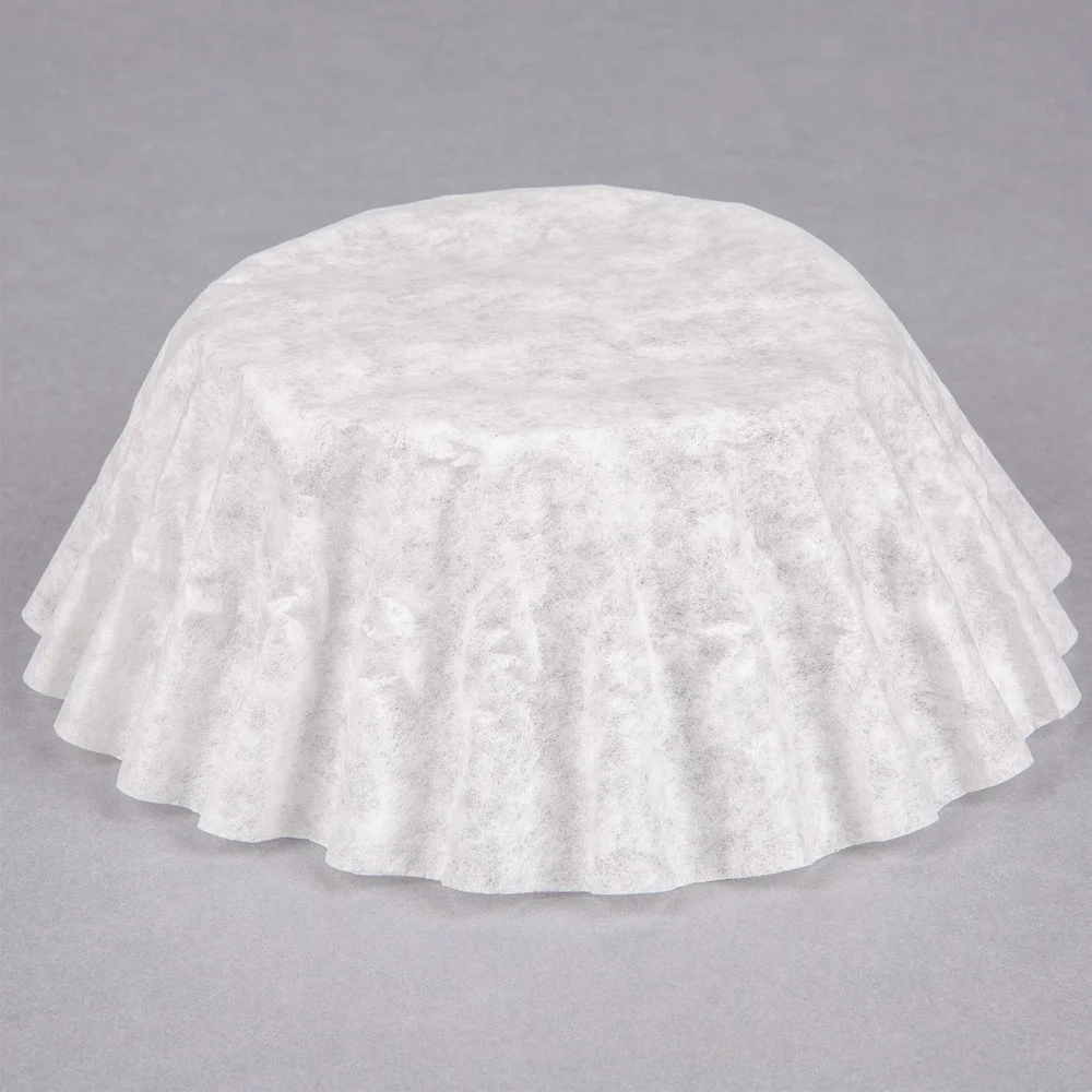 Manufacturer custom bleached coffee paper filter commercial 13.2inch wave basket coffee filter paper 500 Counts