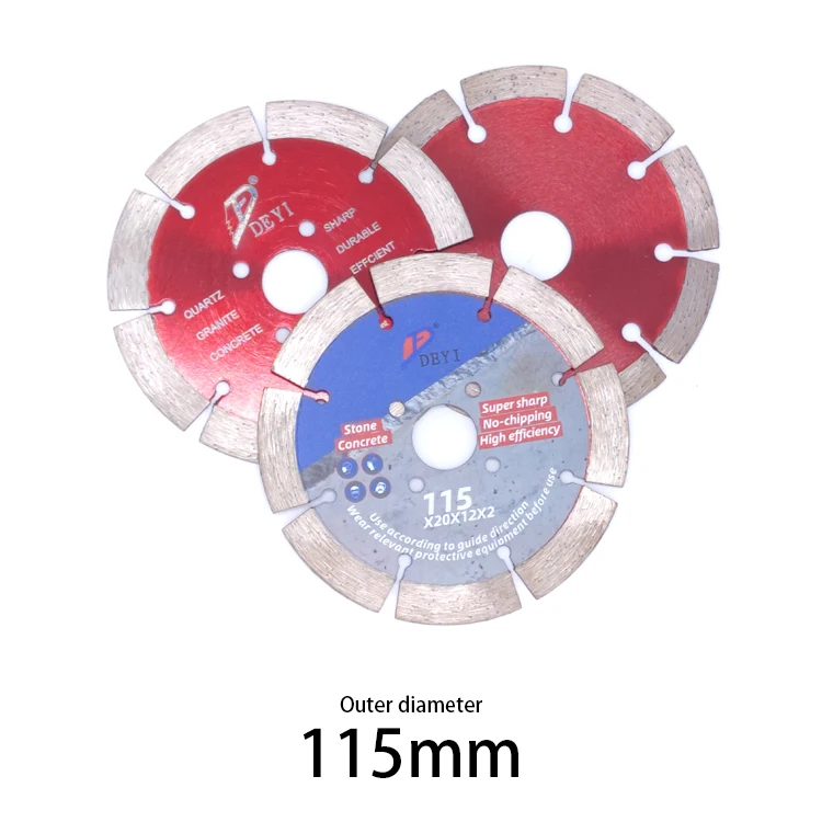 115mm 4.5inch sintered keyhole concrete or granit circular saw blade diamond disc for stone cutting concrete and brick saw cut